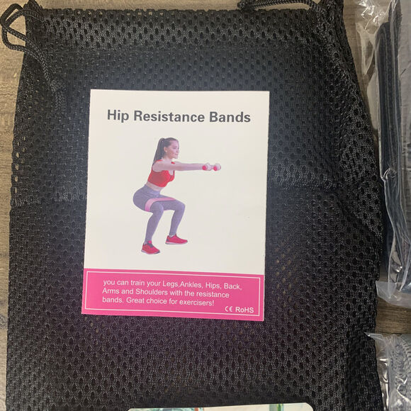 Fabric Resistance Bands Heavy Duty Non Slip Exercise Loops for Beachbody, Yoga - Picture 2 of 12